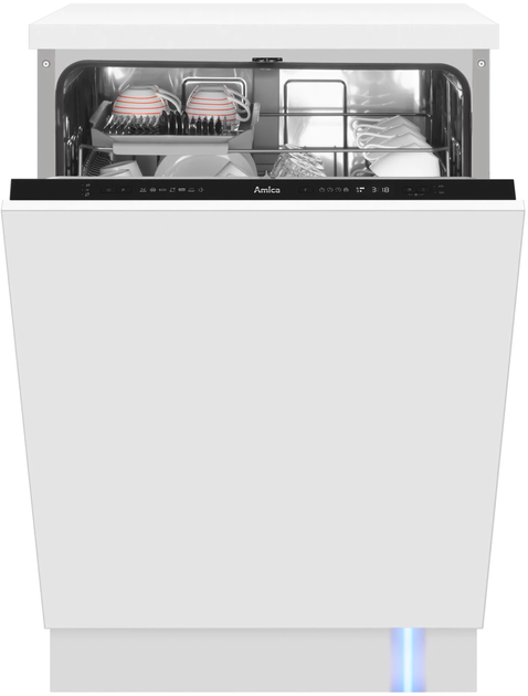 Вбудована посудомийна машина Amica DIM62D7TBOqH - зображення 1