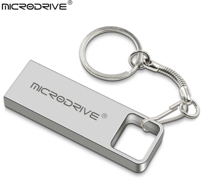 Металлическая USB Флешка 128гб для компьютера, ноутбука Microdata Aluminum 128GB Серый - изображение 6