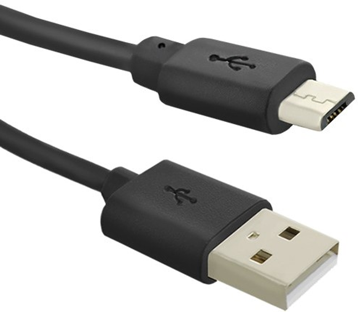 Kabel Qoltec USB Type A męski - micro USB Type B męski 0.25 m (5901878504971) - obraz 1