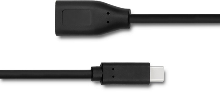 Kabel Qoltec USB 3.0 żeński - USB 3.1 Typ-C męski 0.5 m (5901878504865) - obraz 2