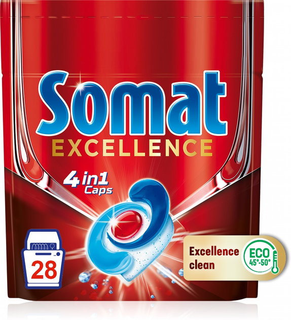 Таблетки для мытья посуды в посудомоечной машине Somat Exellence ...