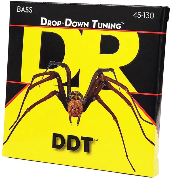 Струны для бас-гитары DR STRINGS DDT DROP DOWN TUNING BASS 5-STRING - MEDIUM (45-130) - изображение 2
