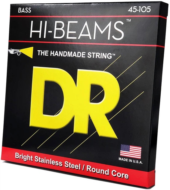 Струны для бас-гитары DR STRINGS HI-BEAM BASS - MEDIUM (45-105) - изображение 2