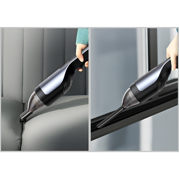 Автомобильный пылесос usams us-zb108-1 mini handheld vacuum cleaner black - изображение 2