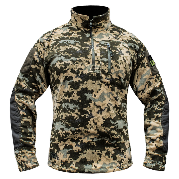 Толстовка флісова Armoline 1/4 Zip TRAVEL DEFENCE Укрпіксель ММ14. 2XL - зображення 1