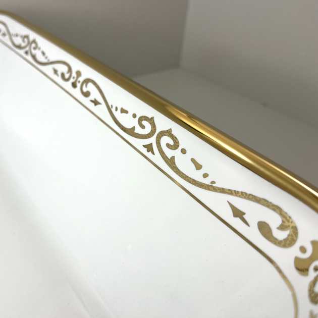 Раковина накладна прямокутна SIA Glow White Elegans 480x370x130 A340 - зображення 5