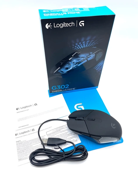 Ігрова миша Logitech G302 Daedalus Prime 4000 DPI дротова USB оптична з підсвіткою 6 кнопок ергономічна повнорозмірна для геймінгу MOBA RPG стратегій ПК ноутбука швидка компютерна мишка з точним сенсором без підтримки G HUB - Фото 7 Ігрова миша Logitech G302 Daedalus Prime 4000 DPI дротова USB оптична з підсвіткою 6 кнопок ергономічна повнорозмірна для геймінгу MOBA RPG стратегій ПК ноутбука швидка компютерна мишка з точним сенсором без підтримки G HUB - изображение 7