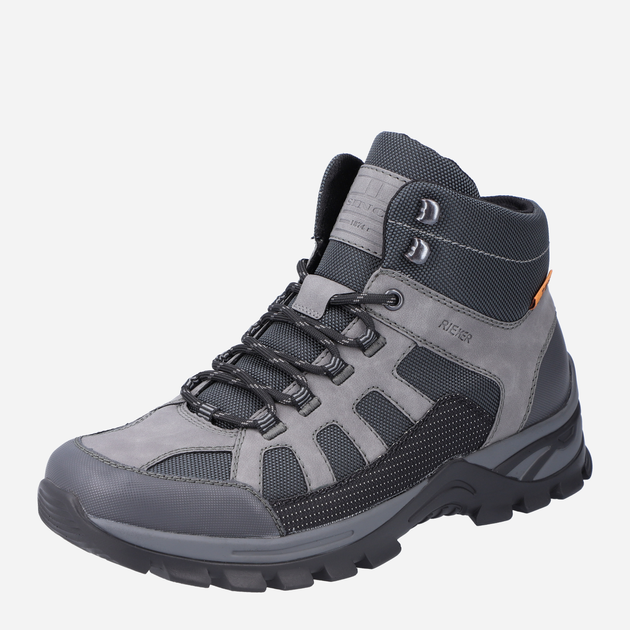 Чоловічі черевики для трекінгу з мембраною Rieker B6832-45 40 26.1 см Сірі (4060596703217) - зображення 2