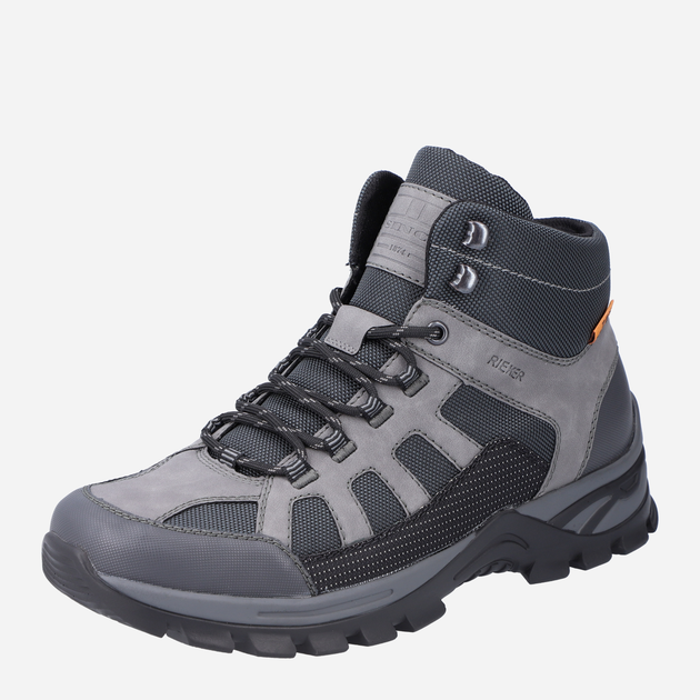 Buty trekkingowe męskie wysokie Rieker B6832-45 45 29.3 cm Szare (4060596703262) - obraz 2