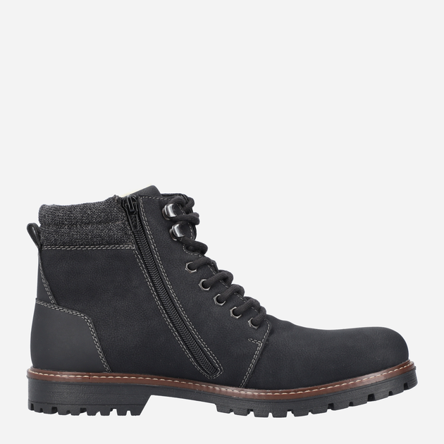 Чоловічі зимові черевики з мембраною Rieker F3642-00 45 29.3 см Чорні (4061811039852) - зображення 1