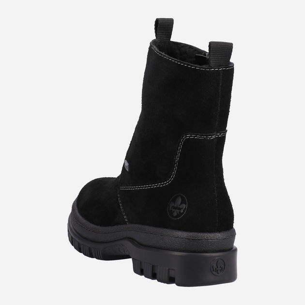 Жіночі черевики Rieker X8250-00 40 26.1 см Чорні (4061811060702) - зображення 8