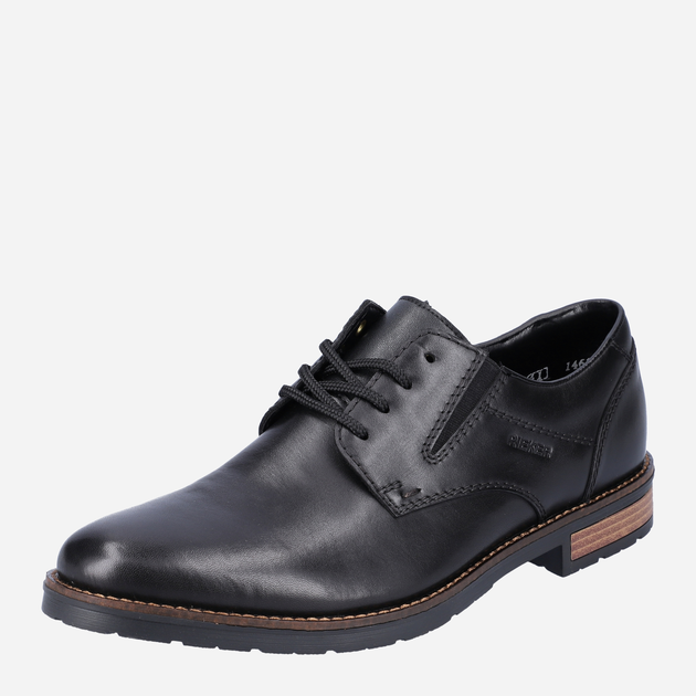 Чоловічі дербі Rieker 14621-00 46 30 см Чорні (4060596871275) - зображення 6