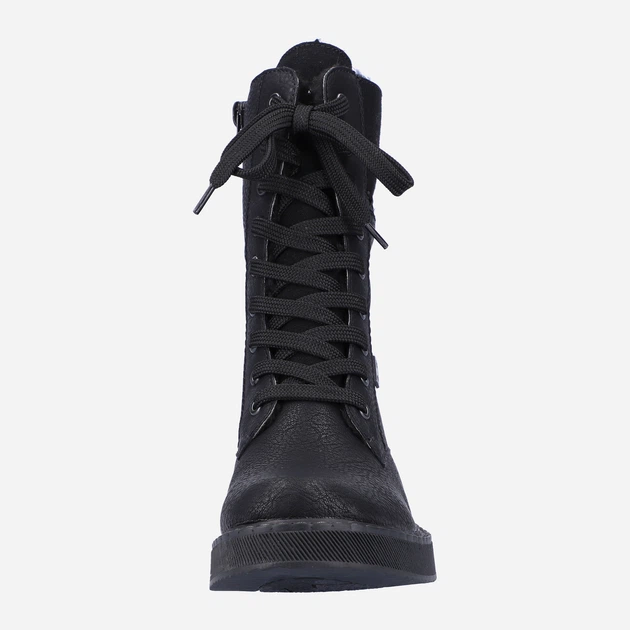 Жіночі зимові черевики високі з мембраною Rieker 72048-01 36 23.3 см Чорні (4060596658074) - зображення 5