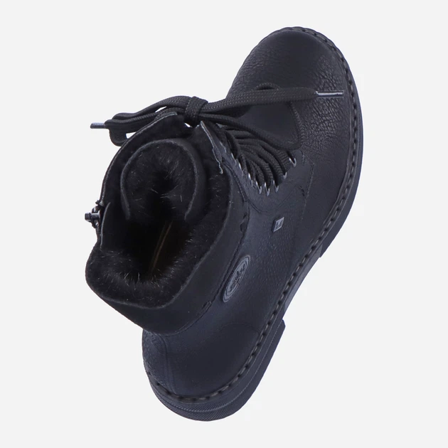 Zimowe botki damskie na obcasie Rieker 72048-01 39 25.3 cm Czarne (4060596658104) - obraz 8