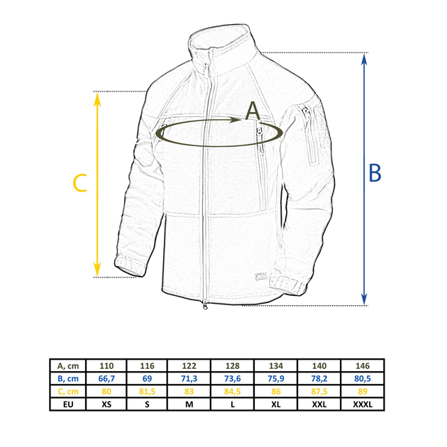 Кофта флісова Helikon-Tex Classic Army Jacket Shadow Сірий XS - зображення 2