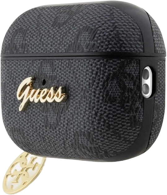 Etui CG Mobile Guess 4G Charm Collection GUAP2G4GSMK do AirPods Pro 2 Czarny (3666339102425) - obraz 2