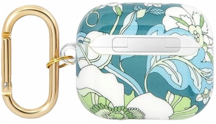 Etui CG Mobile Guess Flower Strap Collection GUA3HHFLN do AirPods 3 Zielony (3666339047313) - obraz 2