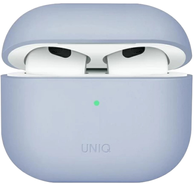 Чохол Uniq Lino для AirPods 3 Silicone Blue (8886463679555) - зображення 1