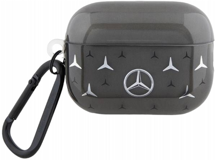 Etui CG Mobile Mercedes Large Star Pattern MEAP28DPMGS do AirPods Pro 2 Czarny (3666339113049) - obraz 1