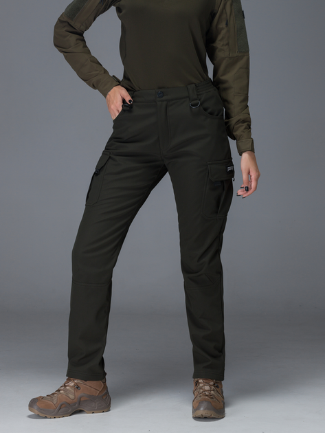 Тактичні штани жіночі утеплені BEZET Патрон 2.0 9585 XS Хакі (ROZ6501048860) - зображення 1