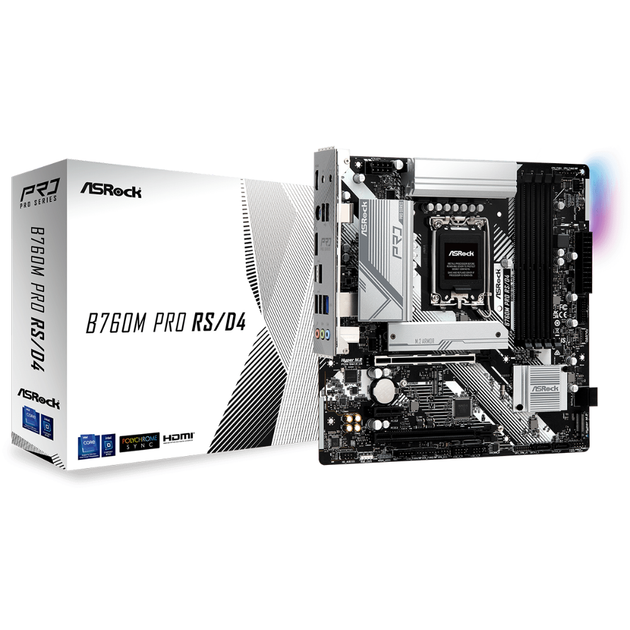 Материнская плата ASRock B760M PG RIPTIDE Socket 1700/Intel B760