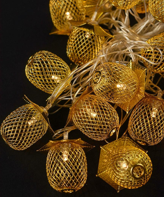 Світлодіодна новорічна гірлянда "Ліхтарик-сітка" 20 LED, 5м + перехідник, 220V, IP44, Теплий білий - Фото 1 Світлодіодна новорічна гірлянда "Ліхтарик-сітка" 20 LED, 5м + перехідник, 220V, IP44, Теплий білий - зображення 1