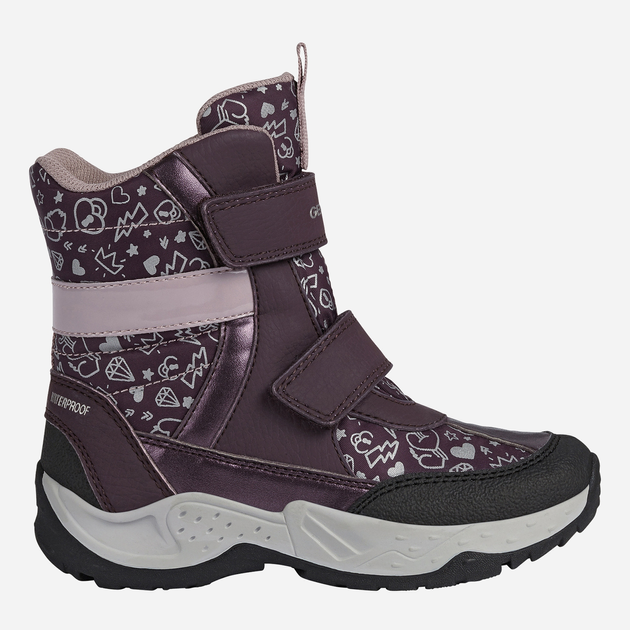 Черевики дитячі Geox Ankle Boots J04CFB0NFMN-CF88J 31 Фіолетові (8050036169716) - зображення 1