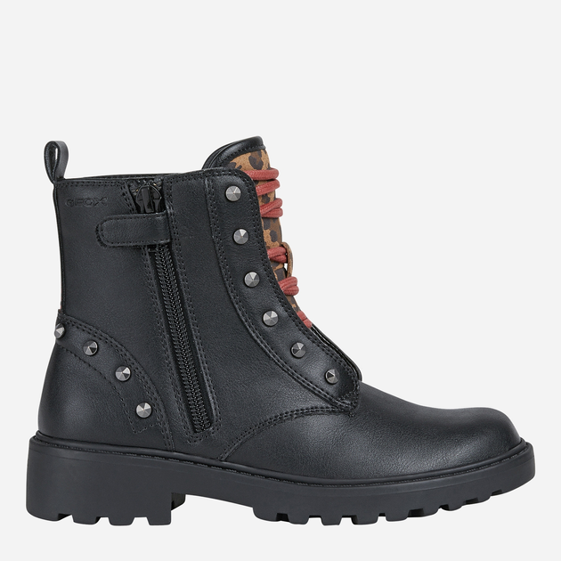 Jesienne trzewiki dziewczęce Geox Ankle Boots J1620B000BC-C9BT6 34 Czarne (8050036284372) - obraz 1