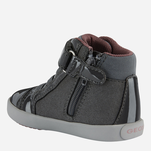 Trzewiki dziecięce dla dziewczynki Geox Sneakers B261MA0AU02-C9002 22 Szare (8050036677488) - obraz 4
