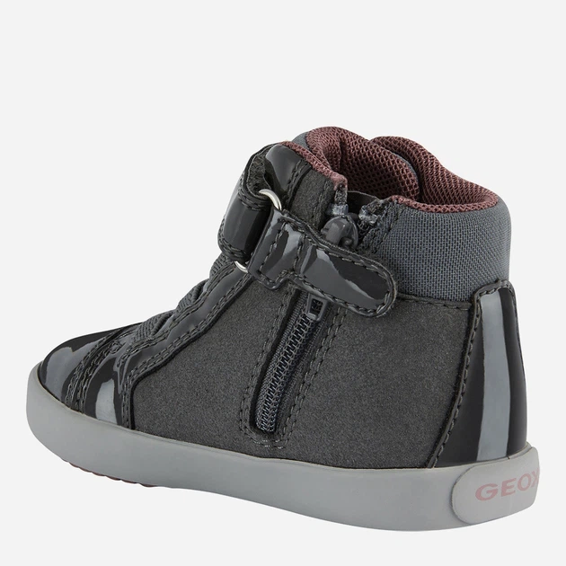 Trzewiki dziecięce dla dziewczynki Geox Sneakers B261MA0AU02-C9002 26 Szare (8050036677525) - obraz 4