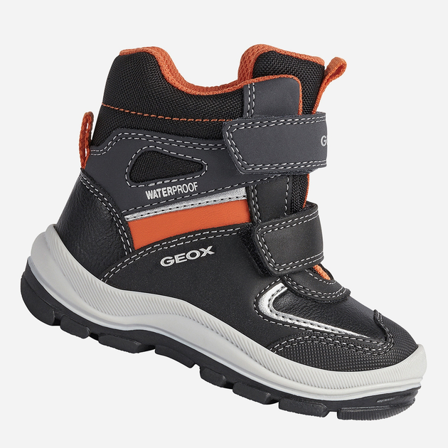 Черевики дитячі Geox Ankle Boots B044HB050FU-C0038 22 Чорні (8050036158093) - зображення 2