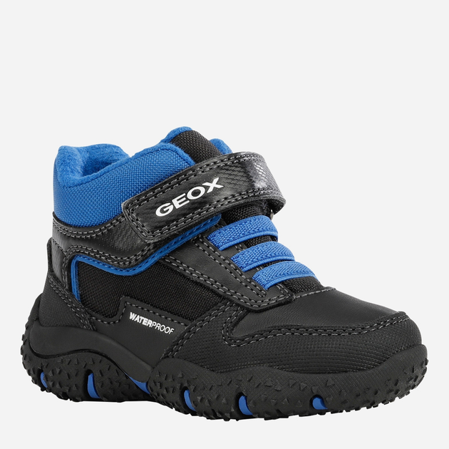 Zimowe trzewiki chłopięce Geox Tennis B1642A0CEFU-C0245 24 Czarne (8050036404305) - obraz 3