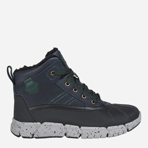 Zimowe trzewiki chłopięce ocieplane Geox Ankle Boots J049XD0CL54-C4428 30 Granatowe (8054730832037) - obraz 1