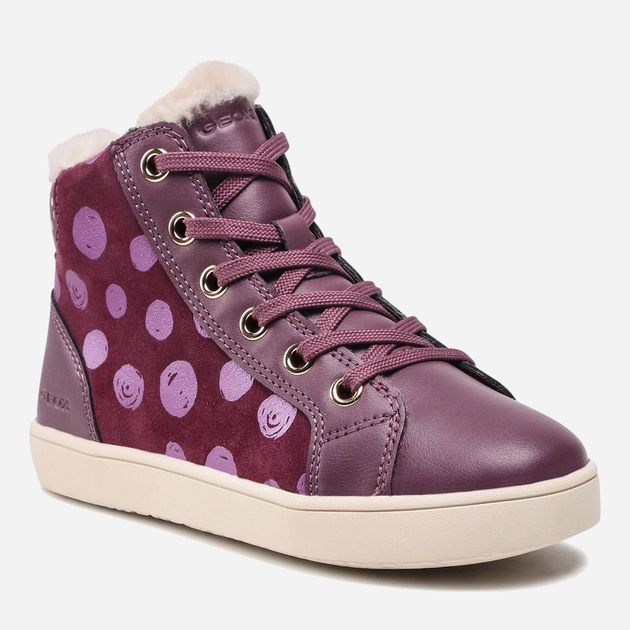 Sneakersy dziecięce dla dziewczynki ocieplane Geox Sneakers J16EUC0BSBC-C8017 26 Różowe (8050036274151) - obraz 3