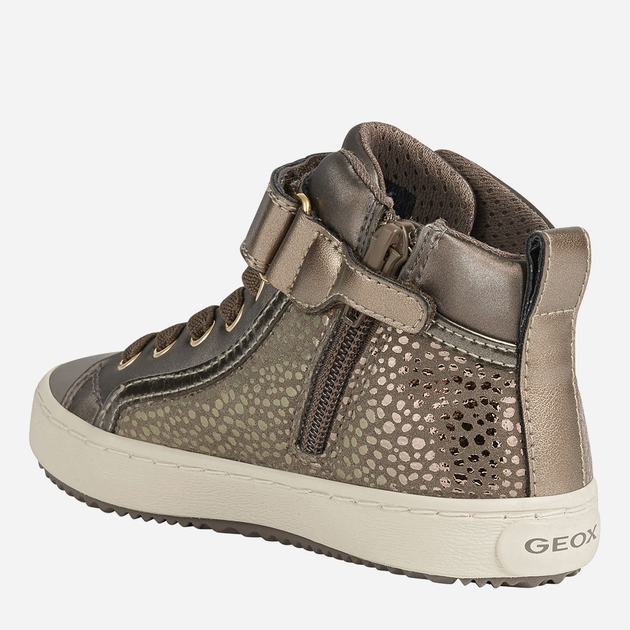 Дитячі кеди для дівчинки Geox Sneakers J744GI0DHAJ-C5005 31 Бронзові (J744GI0DHAJC500531) - зображення 4