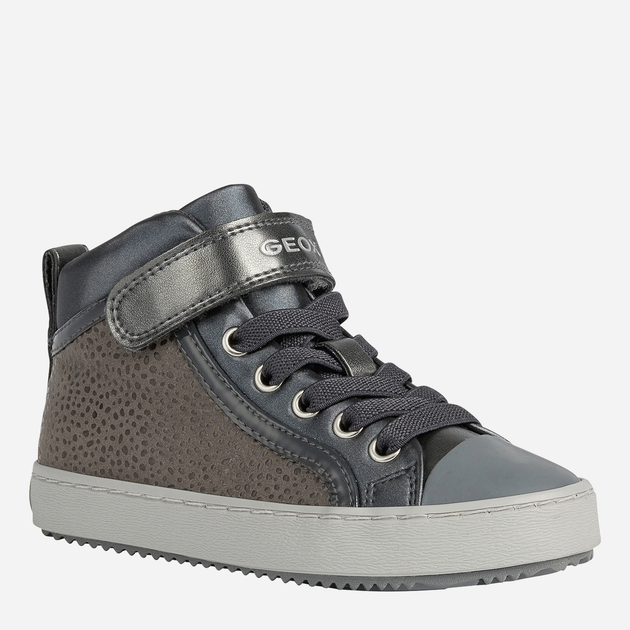 Дитячі кеди для дівчинки Geox Sneakers J744GI0DHAJ-C9002 31 Сірі (8050036296337) - зображення 3
