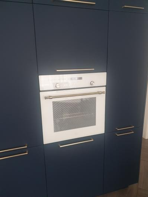 Духова шафа електричний Luxor HB 960 UNIQUE WH KUP + камінь для піци в подарунок Білий, Бронза, Біле скло - зображення 6