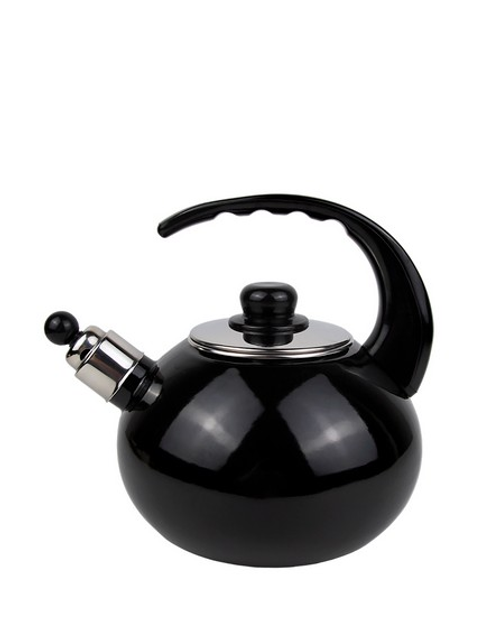 Copco Arc White 1.8-quart Enamel On Steel Tea Kettle 