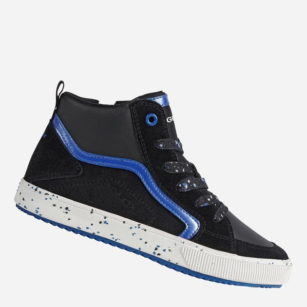 Дитячі черевики для хлопчика Geox Sneakers J042CD022BC-C0245 25 Чорні (8050036260697) - зображення 2
