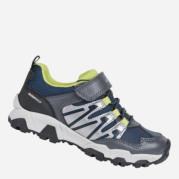 Buty sportowe chłopięce na rzepy Geox Sneakers J16ACB0CEFU-C1267 34 Szare (8050036175946) - obraz 2