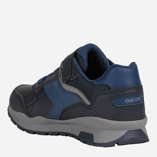 Sneakersy chłopięce na rzepy Geox Sneakers J1615A054FU-C4264 30 Czarne (8050036182029) - obraz 4