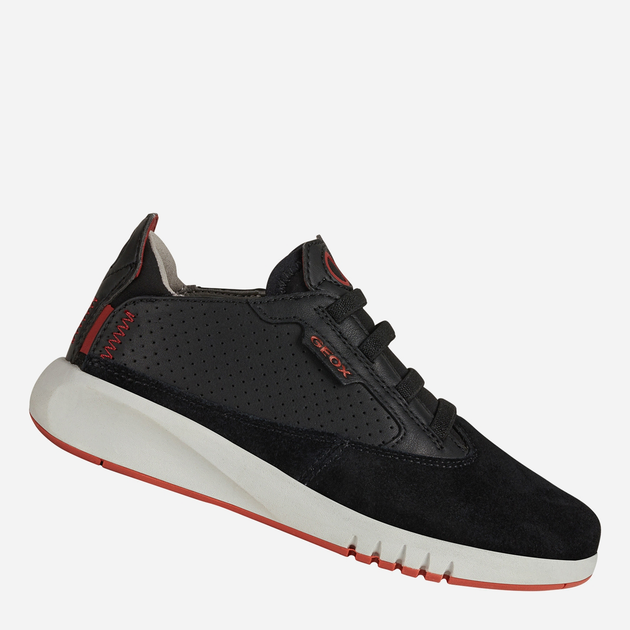 Підліткові кросівки для хлопчика Geox Sneakers J16BNA02285-C0260 35 Чорні (8050036267337) - зображення 2