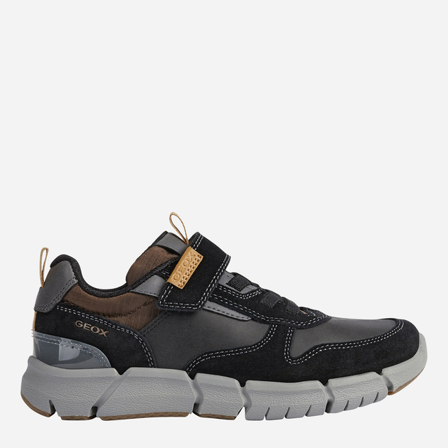 Buty sportowe chłopięce na rzepy Geox Sneakers J169BC0ME22-C9241 31 Czarne (8050036291325) - obraz 1