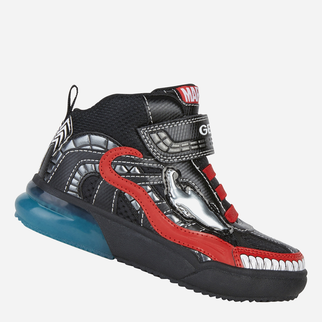 Buty sportowe chłopięce na rzepy Geox Sneakers J269YD011CE-C0048 29 Czarne (8050036726193) - obraz 2