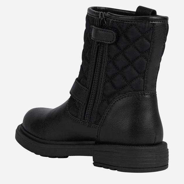 Дитячі чоботи для дівчинки Geox Ankle Boots J169QH054FU-C9999 28 Чорні (8050036189035) - зображення 4