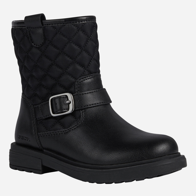 Дитячі чоботи для дівчинки Geox Ankle Boots J169QH054FU-C9999 30 Чорні (8050036189059) - зображення 3