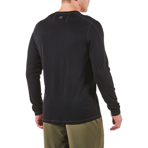 Термореглан 5.11 Tactical RANGE READY MERINO WOOL LONG SLEEVE Black S (40164) - изображение 2