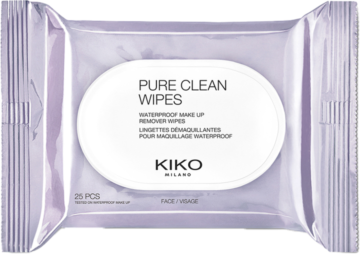 Mokre chusteczki Kiko Milano Pure Clean Wipes 25 szt (8025272618977) - obraz 1