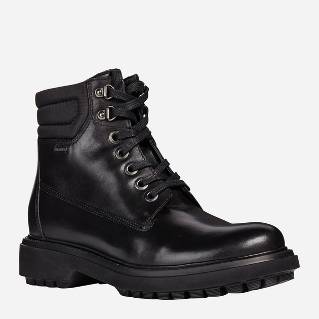 Жіночі зимові черевики високі Geox D84AYC00043-C9999 41 26.7 см Чорні (8058279486195) - зображення 2