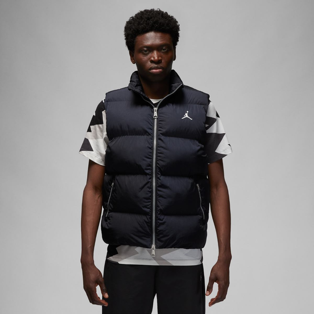 WAX(ワックス) / 中綿ベスト / Puff vest - BLACK / WX-0390 / メンズ THM